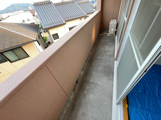 バルコニー　※別部屋の写真です