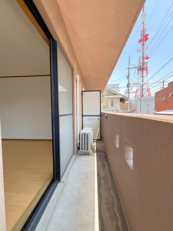 バルコニー　南向きの明るいバルコニー♪