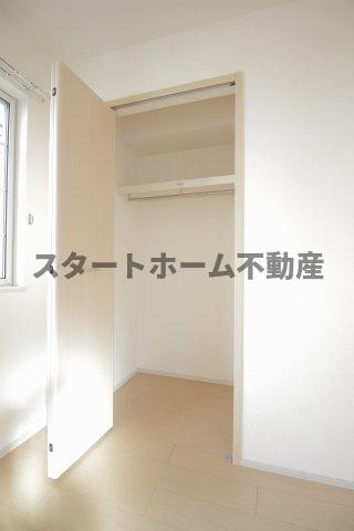 収納　たっぷりとした収納スペースです