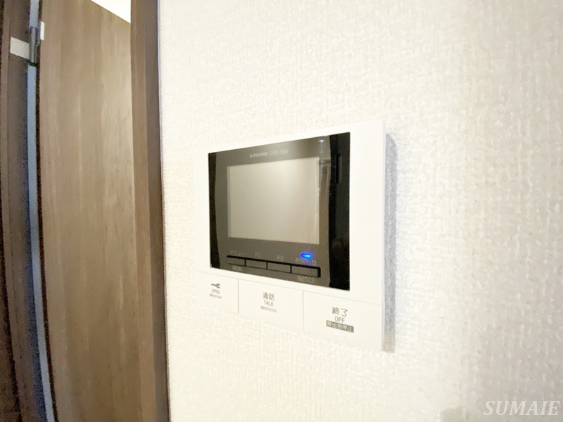 セキュリティ　モニター付きインターホンです☆