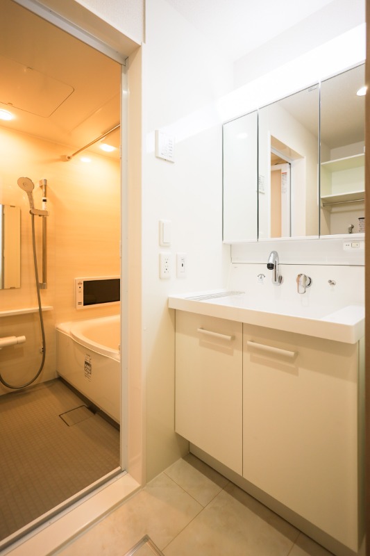 洗面設備　図面と現状に相違がある場合には現状を優先