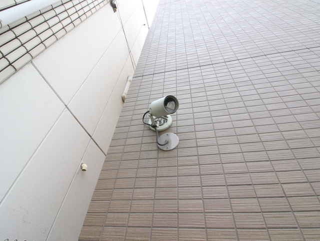 セキュリティ　防犯カメラついています！