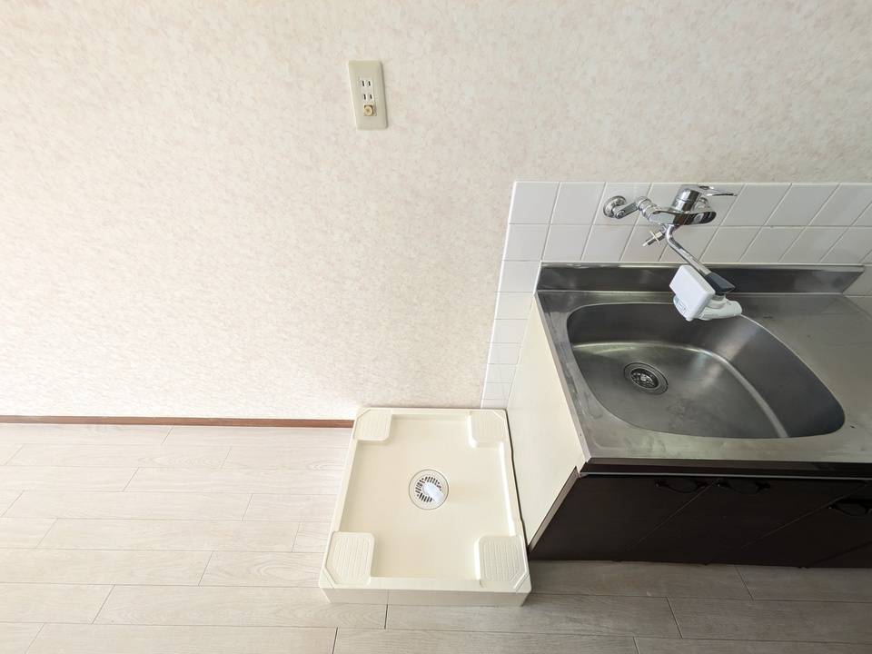 洗面設備　洗濯機置場