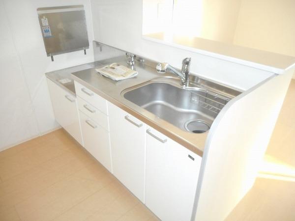 キッチン　ガスコンロ設置可！