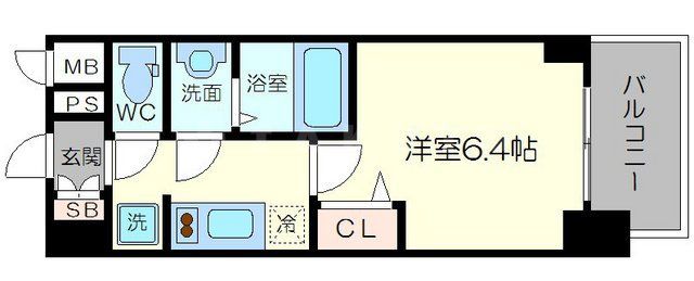 プレサンス新大阪ジェイズの間取り写真