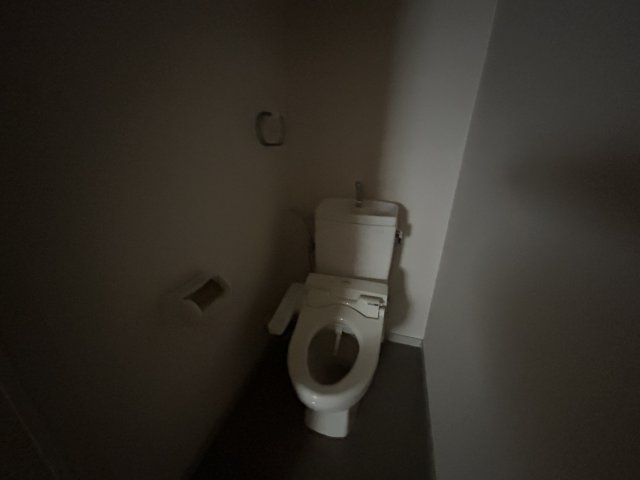 トイレ　同物件別号室の写真です。