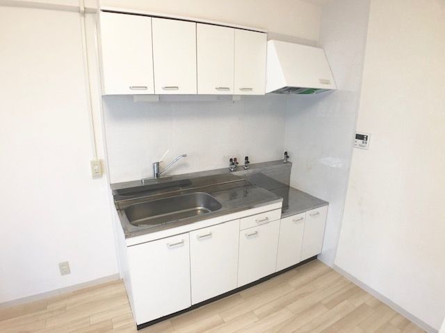 キッチン　ガスコンロ設置可能