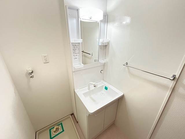 洗面設備　他号室の写真です