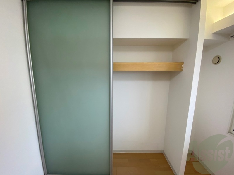 収納　収納です。寝室もすっきり片付きますよ～！