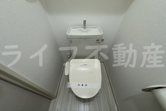 トイレ　ゆったりとした空間のトイレです