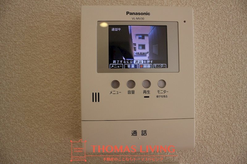 セキュリティ　モニタ付きインターホン