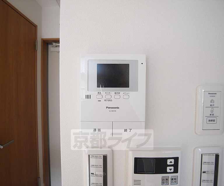 セキュリティ　来客を目で確認できる安心感