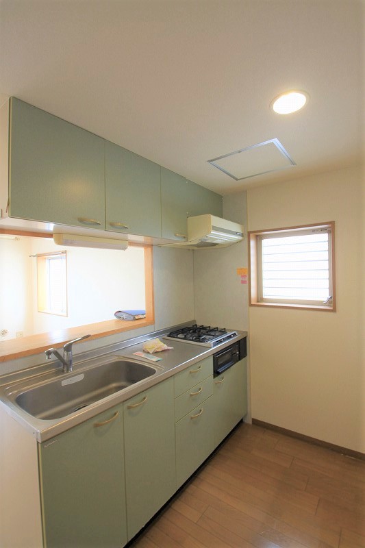 キッチン　2口ガスグリル付キッチン♪