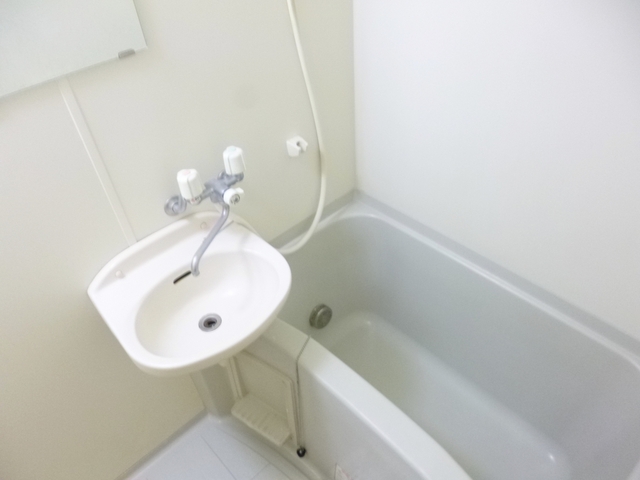 バス・シャワールーム　洗面台付きのお風呂です