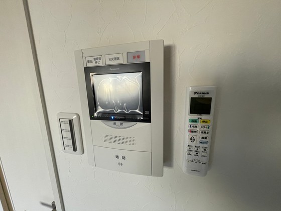セキュリティ　※別部屋の写真です