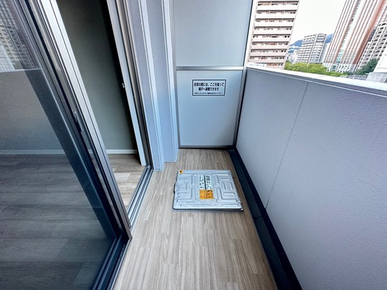 バルコニー　※別部屋の写真です
