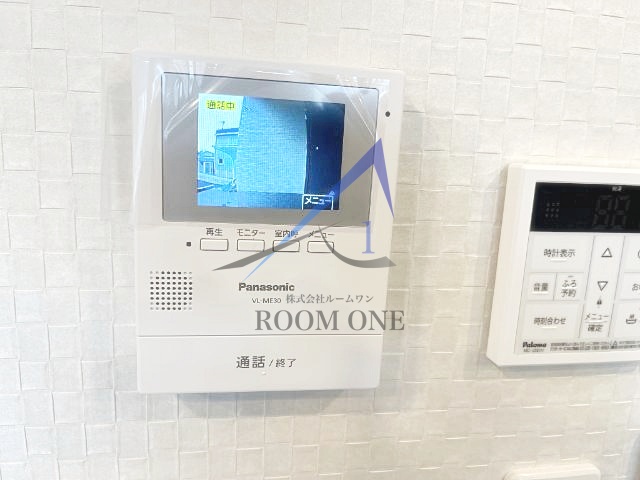 セキュリティ　モニター付きインターホンです。