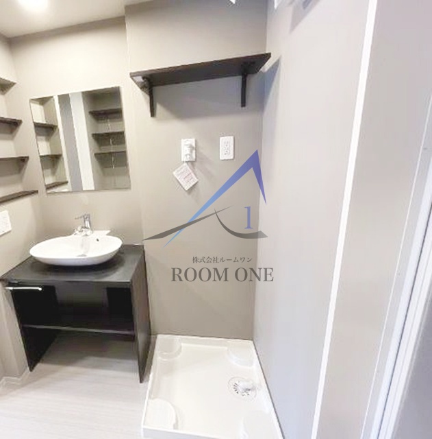 洗面設備　洗面台です。