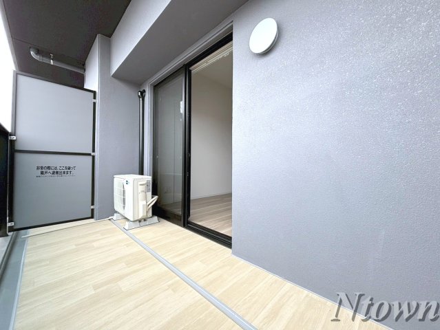 バルコニー　広々としたバルコニーです