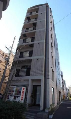 建物外観　タイル貼りのオシャレな外観