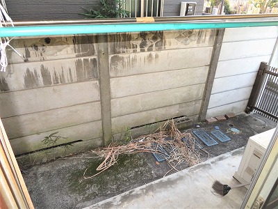 バルコニー　洗濯機置き場はベランダ