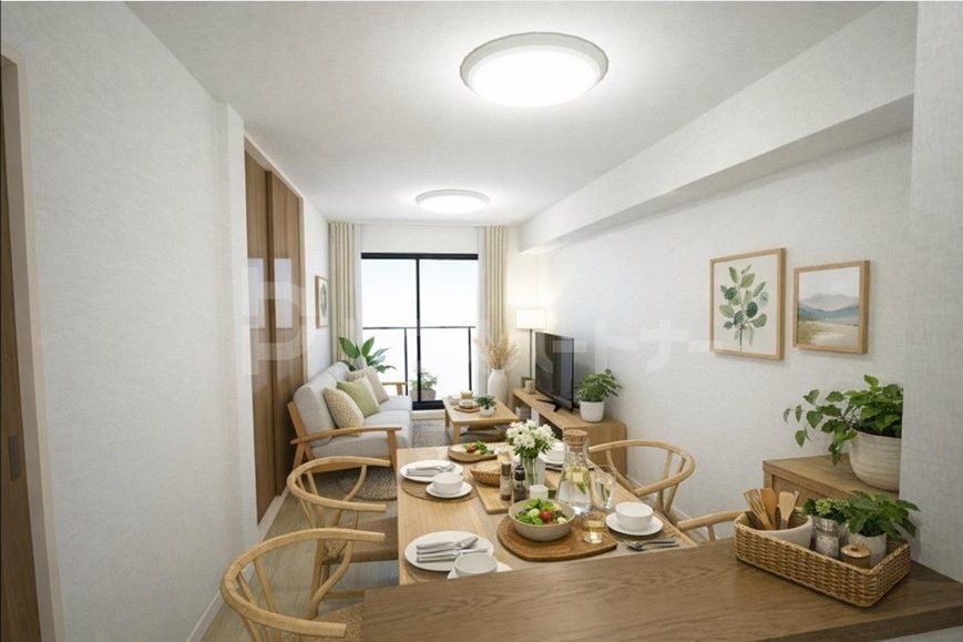 居室・リビング　完成予想パース