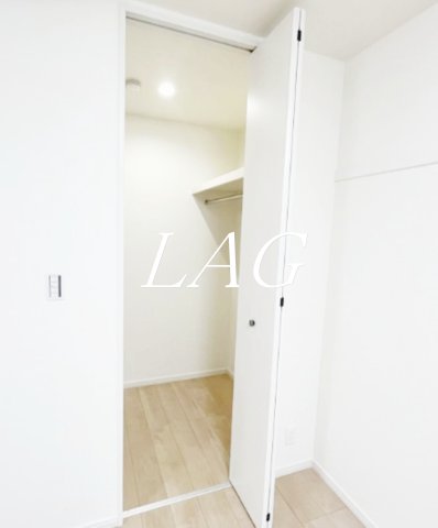 収納　ウォークインクローゼットです。