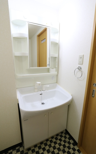 洗面設備　☆忙しい朝に便利なシャワー付独立洗面台☆
