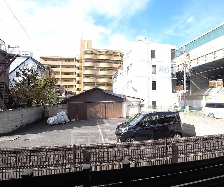 眺望　駅が目の前です。