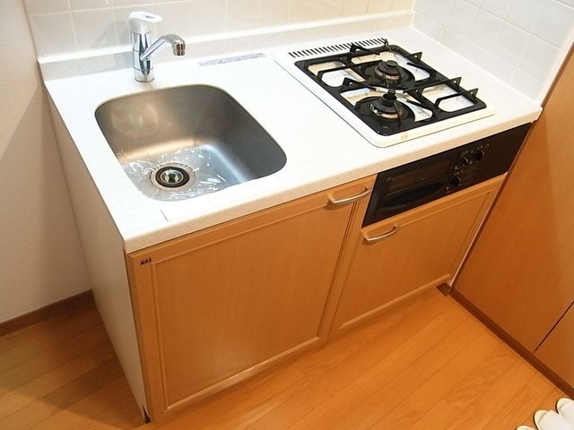 キッチン　２口ガスキッチン