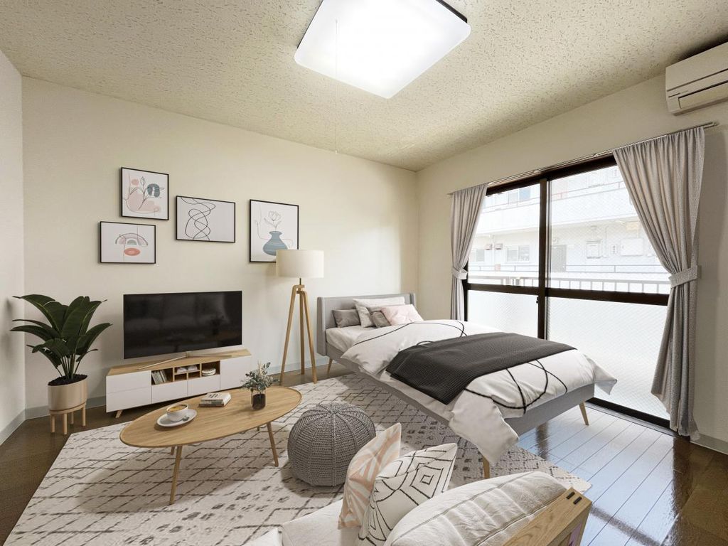 居室・リビング　※モデルルームのため家具家電は付属しません。