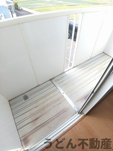 バルコニー　うどん県のお部屋探しはうどん不動産へ うどんちゃんとLINE