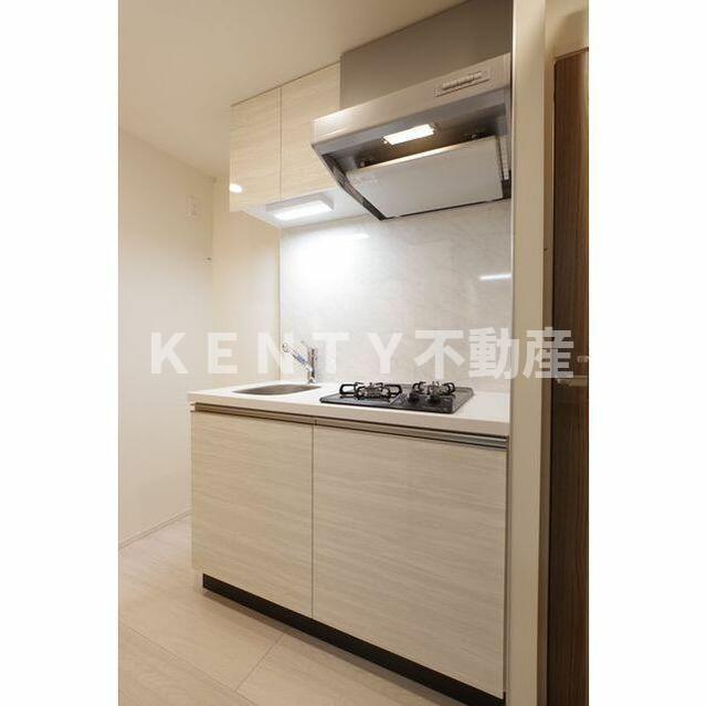 キッチン　コンパクトなキッチンで掃除もラクラク