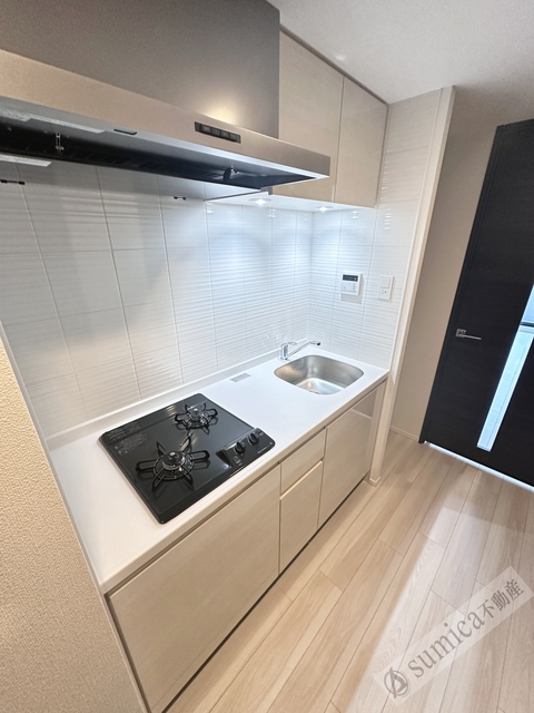 キッチン　２口ガスコンロ完備