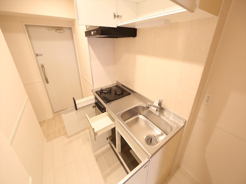 キッチン　システムキッチン（ガス2口コンログリル付）