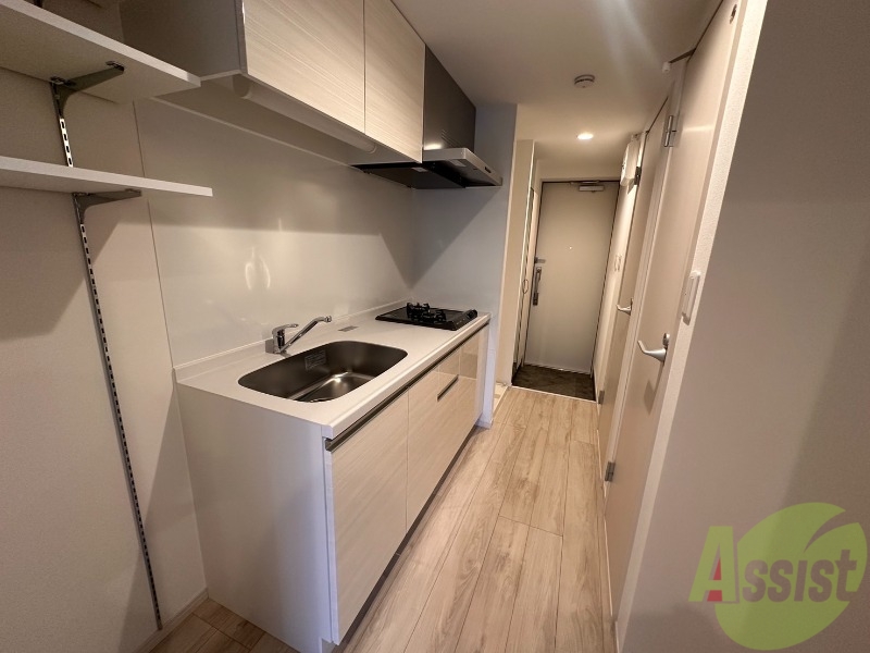 キッチン　システムキッチンになります。お料理もはかどりますね。