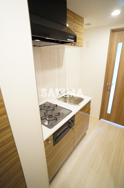 キッチン　グリル付き2口ガスキッチン♪