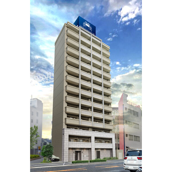 建物外観　完成前パース