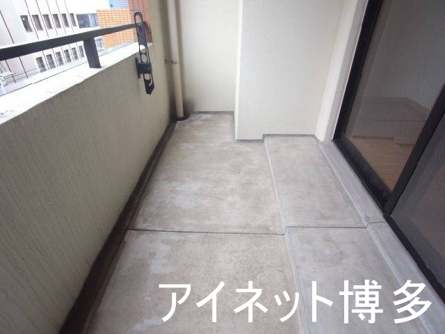 バルコニー　洗濯物もたくさん干せそうです