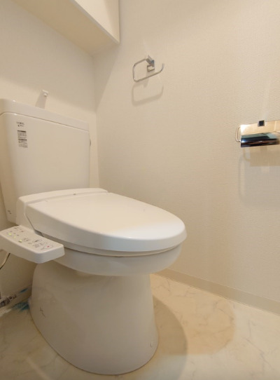 トイレ　ゆったりとした空間のトイレです