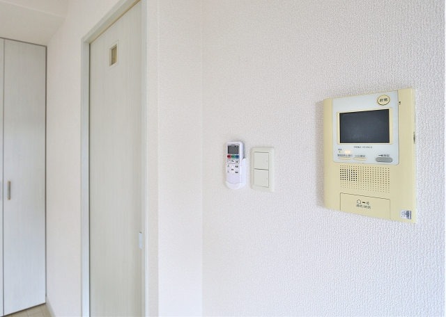 セキュリティ　急な来客時も安心ですね