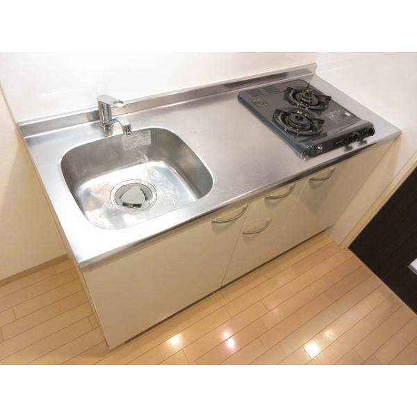 キッチン　ガス２口です。