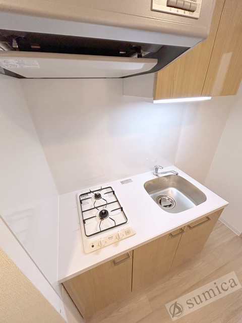 キッチン　２口システムキッチンでお料理楽しく♪♪