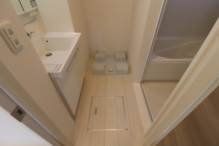 洗面設備　脱衣所、洗濯機置き場