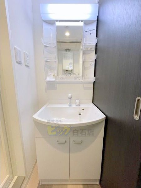 洗面設備　シャンプードレッサー完備しています♪