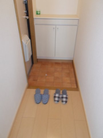 玄関　明るい玄関です