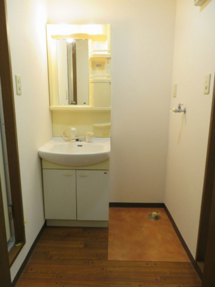 洗面設備　※別の部屋の写真です