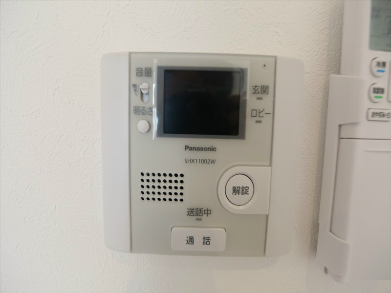 セキュリティ　ＴＶモニター付インターホン　同仕様写真
