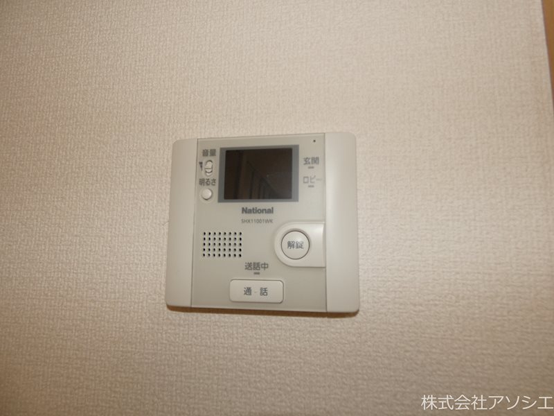 セキュリティ　モニター付きインターホン