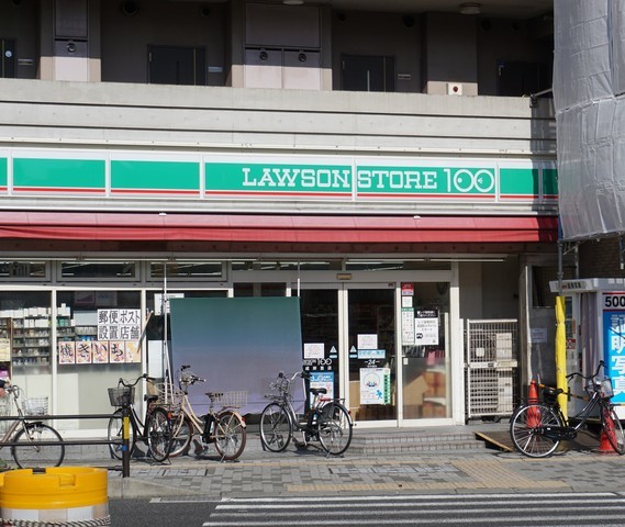 コンビニ　ローソンストア100　西成岸里店（コンビニ）まで21m